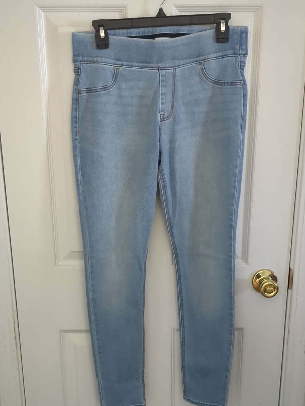 Old Navy Light Blue Pull-On Jeggings Mid Rise